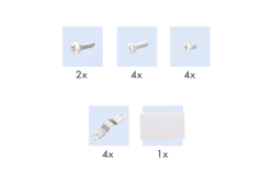 Verbindingsdoos Cat6/6A/7 LogiLink Zwart