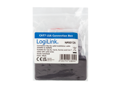 Verbindingsdoos Cat6/6A/7 LogiLink Zwart