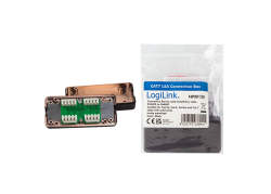 Verbindingsdoos Cat6/6A/7 LogiLink Zwart