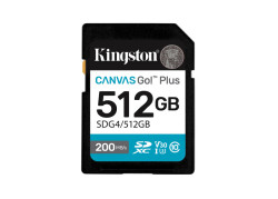 SDXC Card 512GB Kingston U3 V30 Canvas Go! Plus