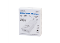 Lader 230V 1xUSB-C 20W LogiLink Wit (slim)