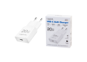 Lader 230V 1xUSB-C 20W LogiLink Wit (slim)