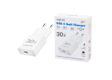 Lader 230V 1xUSB-C 30W LogiLink Wit (slim)
