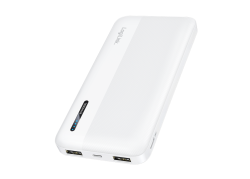 Power Bank 10000mAh LogiLink 1xUSB-C, 2x USB-A Wit