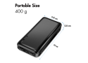 Power Bank 20000mAh LogiLink 2x USB-A Zwart