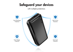 Power Bank 20000mAh LogiLink 2x USB-A Zwart