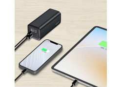 Power Bank 20000mAh LogiLink 2xUSB-C, 2x USB-A Zwart
