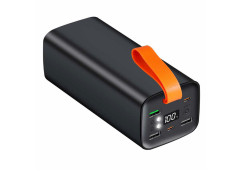 Power Bank 50000mAh LogiLink 2xUSB-C, 3x USB-A Zwart