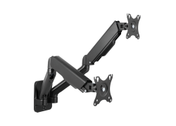 Wall Mount Dual LogiLink 17"-32"<9kg staal gasveer