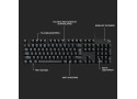 KB Logitech G G413 SE Zwart bedraad GL Tactile