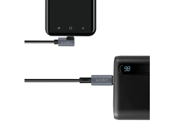 USB-C 2.0(M) 90&deg; <> USB-C(M) 2.0m LogiLink 100W zwart