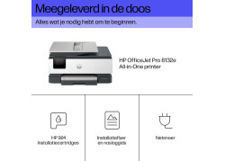 HP OfficeJet Pro 8132e AIO / WLAN /LAN /FAX / Wit-Zwa