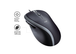 Logitech M500 | 1000 DPI Laser Sensor | Bedrade USB Muis | 7 Knoppen | Supersnel Scrollwiel | Rechtshandig | Zwart