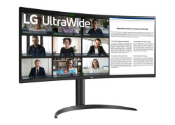 LG 34WR55QK B | 34" Curved Ultrawide | 3440 x 1440 | Wide Quad HD | Zwart | Power Delivery | USB hub