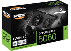 INNO3D GeForce RTX 5060 Twin X2 | 8 GB GDDR7 VRAM | Videokaart | GPU | Nvidia