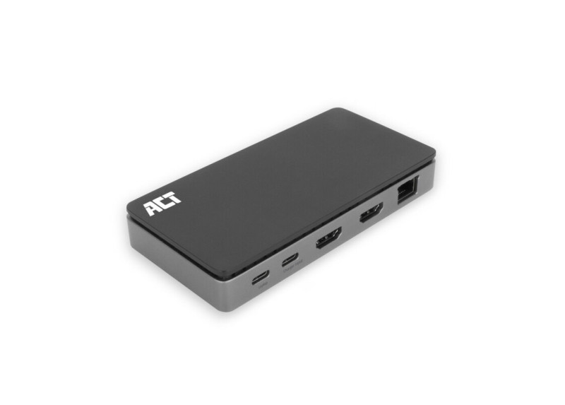 ACT AC7093 | USB-C 4K Docking Station | 2x HDMI + Ethernet + USB-C/USB-A + PD | 1m Kabel | OPEN BOX