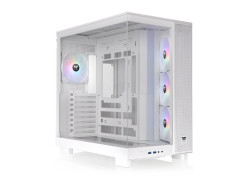 Thermaltake View 380 XL TG ARGB | Mid Tower Case | Snow (CA-11E-00M6WN-00)