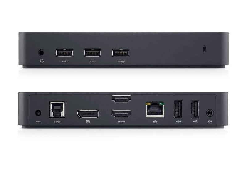 Dell D3100 | Docking Station | USB 3.0 | Zwart