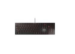 CHERRY KC 6000 Slim toetsenbord USB Amerikaans Engels Zwart