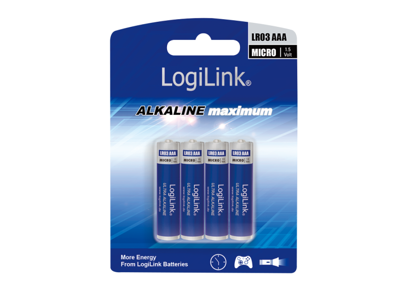 LogiLink Ultra Power batterij AAA blister 4-stuks