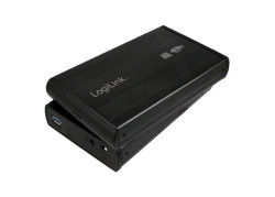 3.5" LogiLink Enclosure USB-A 3.0 / SATA / Zwart