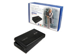 3.5" LogiLink Enclosure USB-A 3.0 / SATA / Zwart