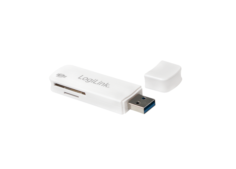 USB-A 3.0 LogiLink Micro-SD / SD(HC) Wit