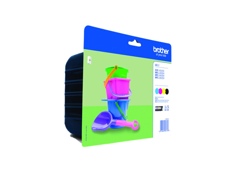 Brother LC-221VALBP ValuePack 4x 260 paginaÂ´s(Origineel)