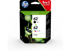 HP No. 62 2-Pack 200/165 paginaÂ´s (Origineel)