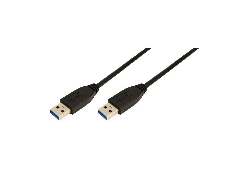 USB-A 3.0 (M) <--> USB-A 3.0 (M) 1.00m LogiLink Zwart