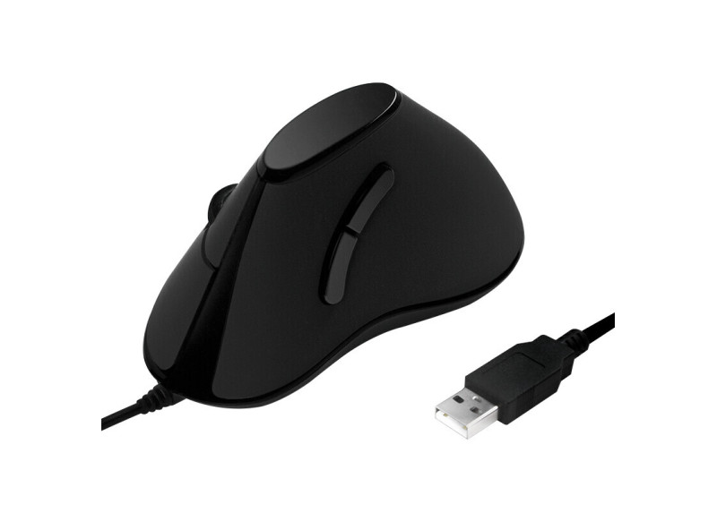 Logilink Ergonomisch Vertikaal Optical USB-A Zwart Ret.