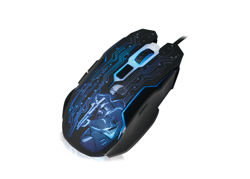 Logilink Gaming Optical USB-A Zw-Bl Retail 2400dpi