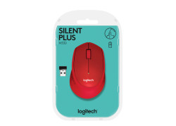 Logitech M330 Optical USB-A Rood Retail Wireless
