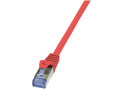 RJ45 2.00m Rood Cat6A S/FTP LogiLink