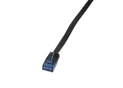 RJ45 5.00m Zwart Cat5e U/UTP Flat LogiLink