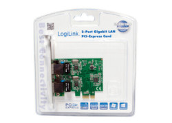 LogiLink 1Gbps netwerkkaart PC0075 2xRJ45
