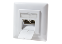 Inbouwdoos 2xRJ45 Cat6 LogiLink Signal Wit