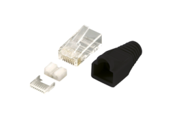 Patchst.RJ45 Cat6 Unshielded 10st LogiLink Trek Zw
