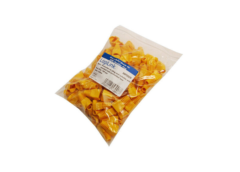 Pullover RJ45 10 stuks Geel LogiLink