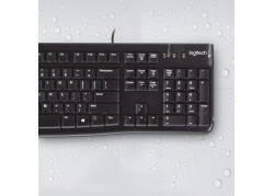 BE KB Logitech K120 Zwart bedraad (Belgische layout)