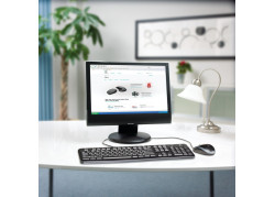 BE KB Logitech K120 Zwart bedraad (Belgische layout)