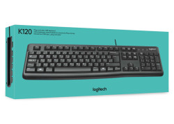 BE KB Logitech K120 Zwart bedraad (Belgische layout)