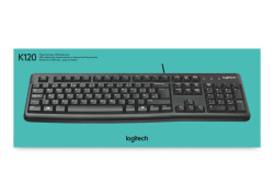 BE KB Logitech K120 Zwart bedraad (Belgische layout)