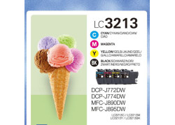 Brother LC-3213VAL Value Pack 400 paginaÂ´s (Origineel)