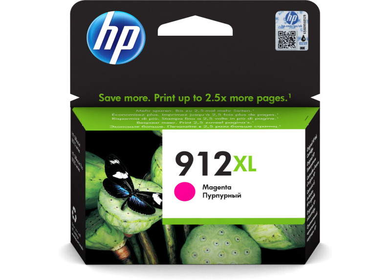 HP No.912XL Magenta 825 paginaÂ´s (Origineel)