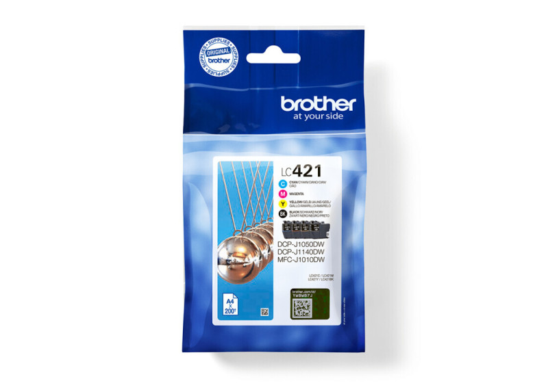Brother LC-421VAL Value Pack 200 paginaÂ´s (Origineel)