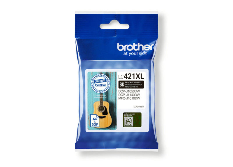Brother LC-421XLBK Zwart 500 pagina's (Origineel)