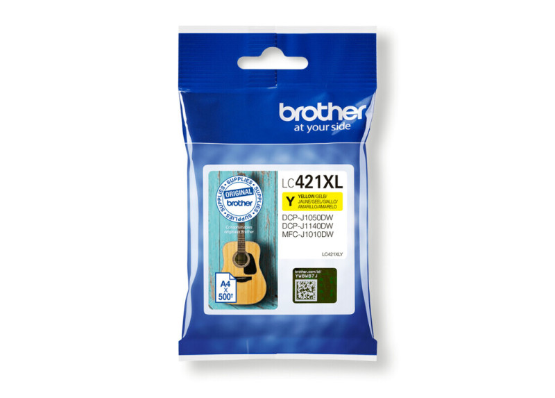 Brother LC-421XLY Geel 500 pagina's (Origineel)