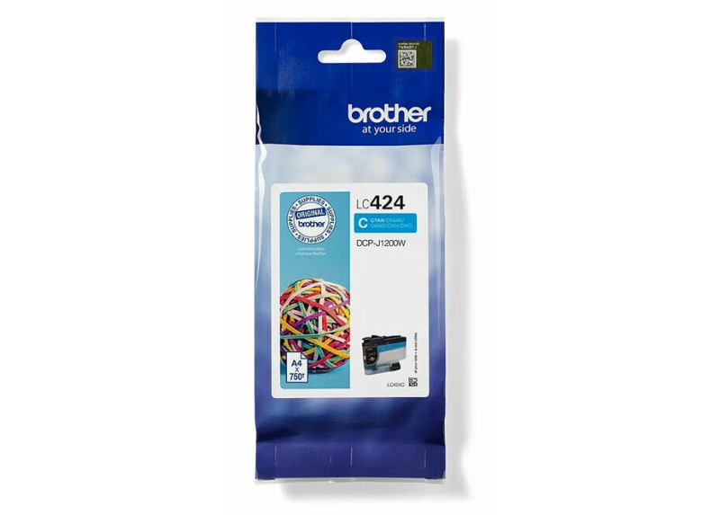 Brother LC-424C Cyaan 750 pagina's (Origineel)