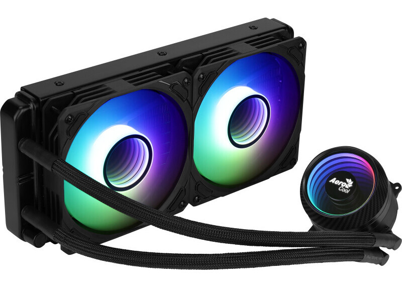 Aerocool Mirage L240 2 x 120MM ARGB RGB/GAMING Waterkoeler